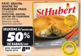 IGA ST-HUBERT FRESH PIE offer