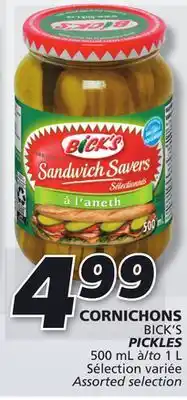IGA BICK'S PICKLES offer