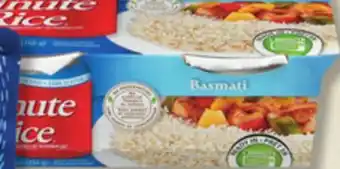 IGA MINUTE RICE PRECOOKED RICE offer