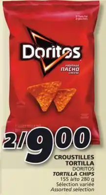 IGA DORITOS TORTILLA CHIPS offer