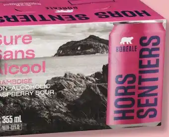 IGA BORÉALE HORS SENTIERS NON-ALCOHOLIC BEER offer