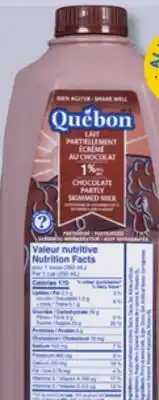 IGA QUÉBON CHOCOLATE MILK offer