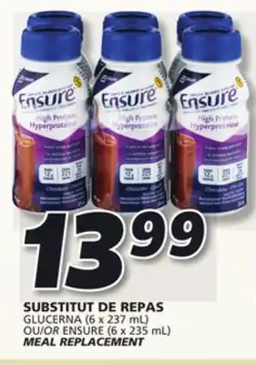 IGA ENSURE MEAL REPLACEMENT offer