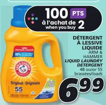 IGA ARM & HAMMER LIQUID LAUNDRY DETERGENT offer