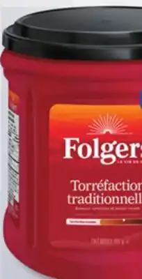 IGA FOLGERS COFFEE offer