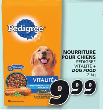 IGA PEDIGREE VITALITÉ + DOG FOOD offer