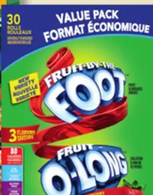 IGA FRUIT-O-LONG SNACKS offer