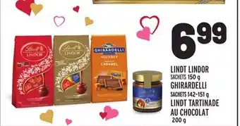 Metro LINDT LINDOR SACHETS offer