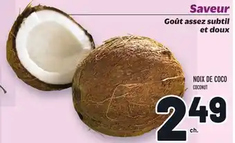 Metro NOIX DE COCO | COCONUT offer