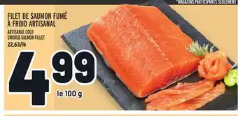 Metro FILET DE SAUMON FUMÉ À FROID ARTISANAL offer