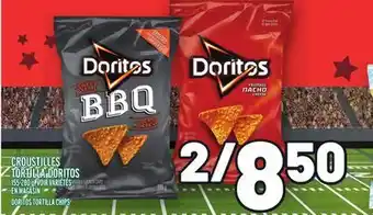 Metro CROUSTILLES TORTILLA DORITOS | DORITOS TORTILLA CHIPS offer