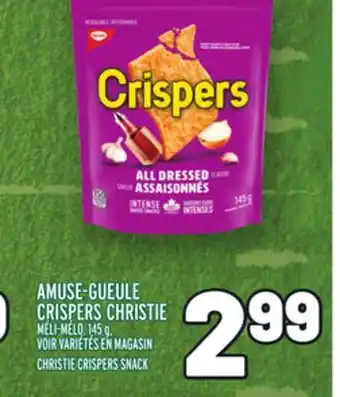 Metro AMUSE-GUEULE CRISPERS CHRISTIE | CHRISTIE CRISPERS SNACK offer