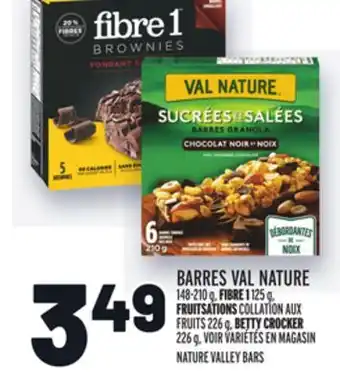 Metro BARRES VAL NATURE | NATURE VALLEY BARS offer