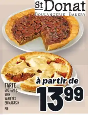 Metro TARTE | PIE offer