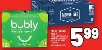 Metro EAU PÉTILLANTE BUBLY | BUBLY SPARKLING WATER offer