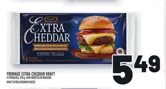 Metro FROMAGE EXTRA CHEDDAR KRAFT | KRAFT EXTRA CHEDDAR CHEESE offer