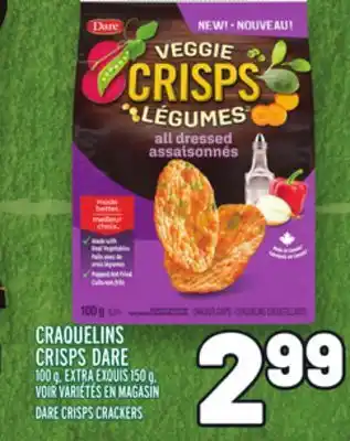 Metro CRAQUELINS CRISPS DARE | DARE CRISPS CRACKERS offer
