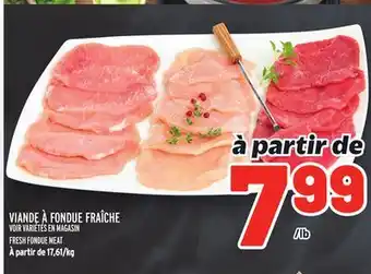 Metro VIANDE À FONDUE FRAÎCHE | FRESH FONDUE MEAT offer