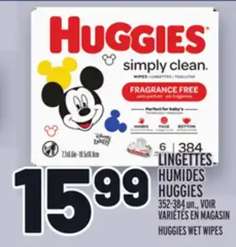 Metro LINGETTES HUMIDES HUGGIES | HUGGIES WET WIPES offer