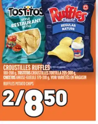 Metro CROUSTILLES RUFFLES | RUFFLES POTATO CHIPS offer