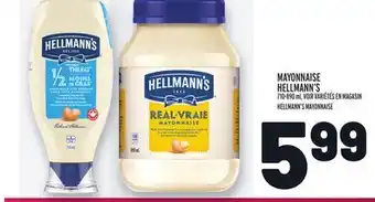 Metro MAYONNAISE HELLMANN'S | HELLMANN'S MAYONNAISE offer