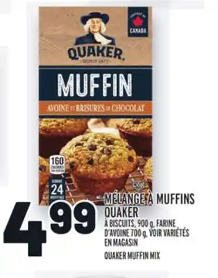 Metro MÉLANGE À MUFFINS QUAKER | QUAKER MUFFIN MIX offer