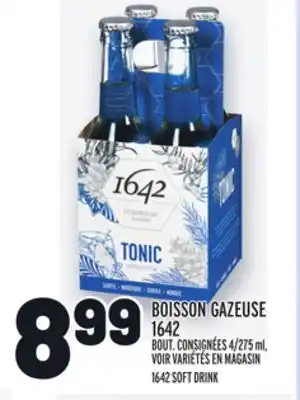 Metro BOISSON GAZEUSE 1642 | 1642 SOFT DRINK offer