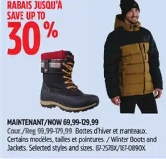 Canadian Tire Kamik Winter Boots and Jackets offer