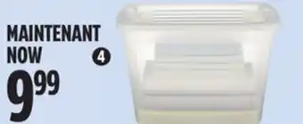Canadian Tire type A 39L Clear Tote offer