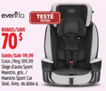 Canadian Tire Evenflo Maestro Sport Car Seat, Grey offer