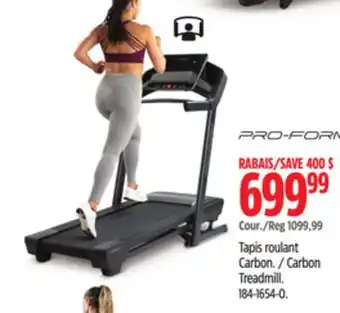 Canadian Tire ProForm Carbon Treadmill offer