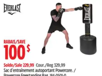 Canadian Tire Everlast Powercore Freestanding Bag offer