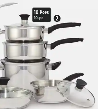 Canadian Tire Vida by PADERNO Stainless-Steel Cookset offer