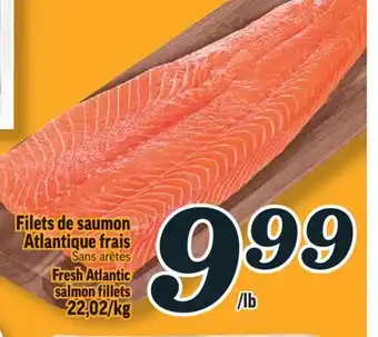 Marché Richelieu FILETS DE SAUMON ATLANTIQUE FRAIS | FRESH ATLANTIC SALMON FILLETS offer