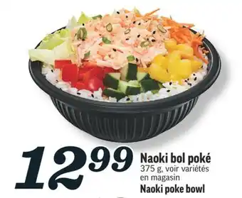 Marché Richelieu Naoki bol poké | Naoki poke bowl offer