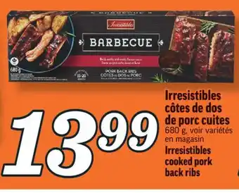 Marché Richelieu IRRESISTIBLES CÔTES DE DOS DE PORC CUITES | IRRESISTIBLES COOKED PORK BACK RIBS offer