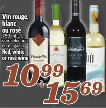 Marché Richelieu VIN ROUGE, BLANC OU ROSÉ | RED, WHITE OR ROSÉ WINE offer