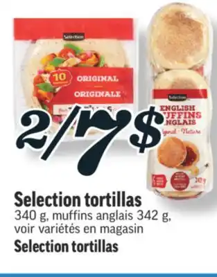 Marché Richelieu SELECTION TORTILLAS | SELECTION TORTILLAS offer