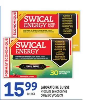 LABORATOIRE SUISSE Produits sélectionnés/Selected products