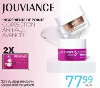 Uniprix JOUVIANCE Soins du visage sélectionnés/Selected facial care products offer