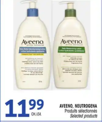 Uniprix AVEENO, NEUTROGENA Produits sélectionnés/Selected products offer