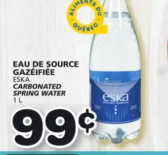 Marches Tradition ESKA CARBONATED SPRING WATER offer