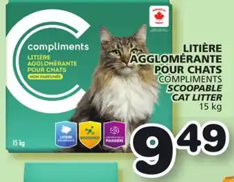 Marches Tradition COMPLIMENTS SCOOPABLE CAT LITTER offer