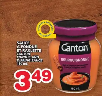 Marches Tradition CANTON FONDUE AND DIPPING SAUCE offer