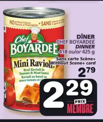 Marches Tradition BOYARDEE DINNER offer