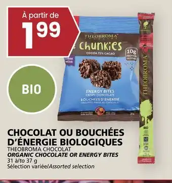 Rachelle-Bery Grocery THEOBROMA CHOCOLAT ORGANIC CHOCOLATE OR ENERGY BITES offer