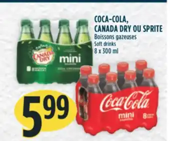 Marché Adonis COCA-COLA, CANADA DRY OU SPRITE Boissons gazeuses offer
