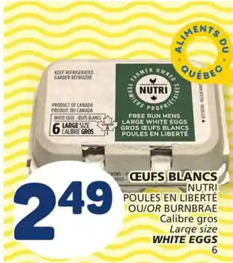 Marché Bonichoix NUTRI WHITE EGGS offer
