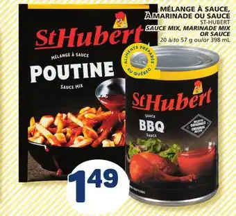 Marché Bonichoix ST-HUBERT SAUCE MIX, MARINADE MIX OR SAUCE offer