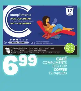 Marché Bonichoix COMPLIMENTS ECO CUP COFFEE offer